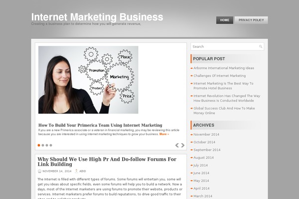 Yourbusiness theme site design template sample