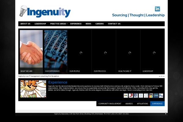 InnovationScience theme websites examples