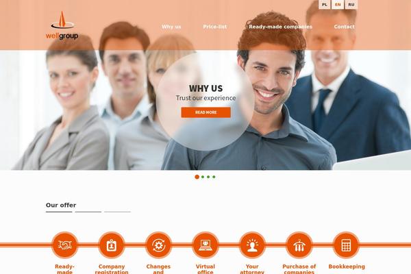 Site using Accordion plugin