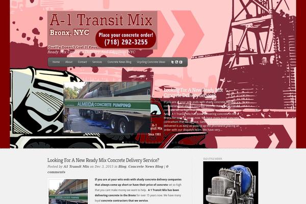 Feather theme site design template sample