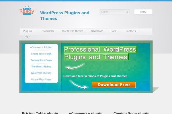 Site using Ready-ecommerce plugin