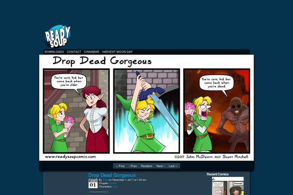 ComicPress theme site design template sample