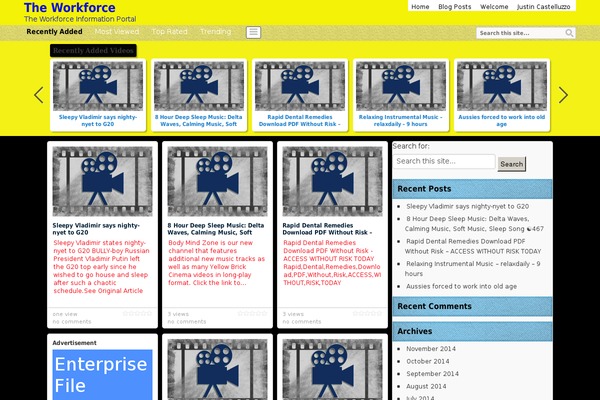 Covertvideopress theme site design template sample