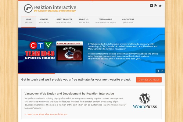 reaktion-interactive.com site used Pixellin