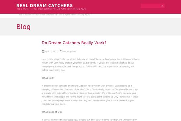 real-dream-catchers.com site used Material for Coders