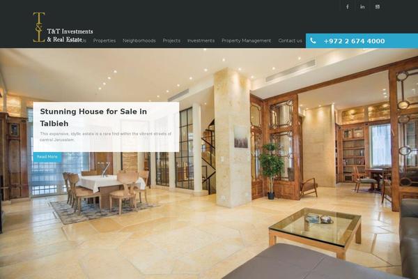 Houzez-child theme site design template sample