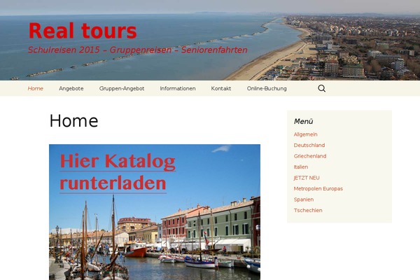 Twenty Thirteen theme site design template sample