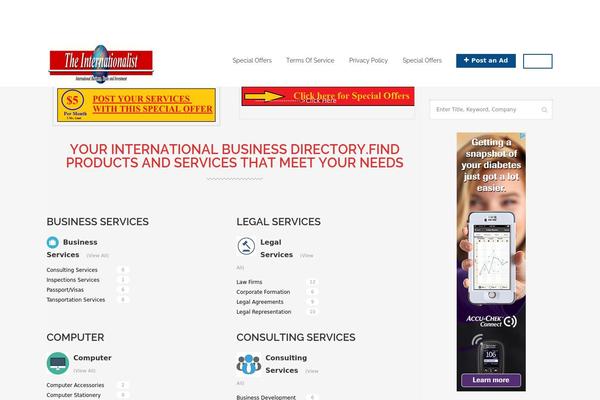 Directory-theme theme site design template sample