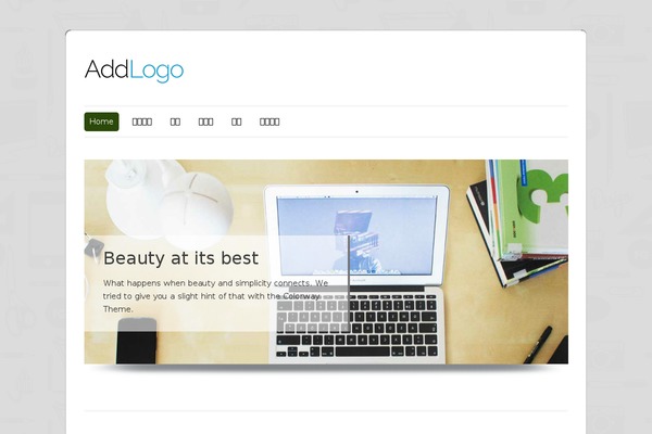 Wootique theme site design template sample
