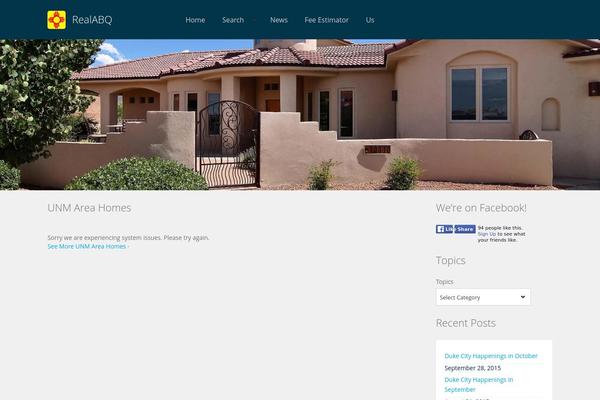 Realia theme site design template sample