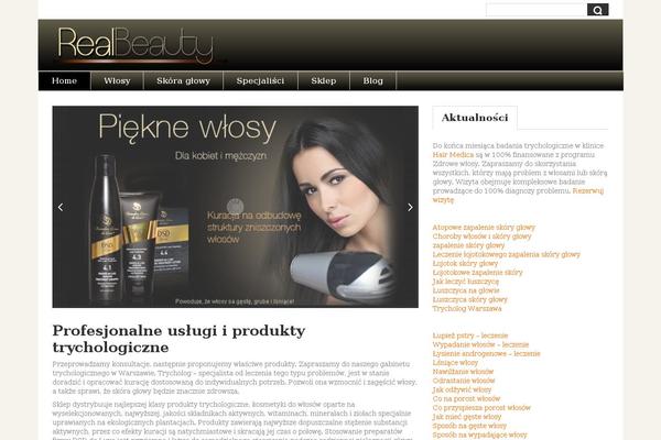 realbeauty.pl site used Theme48161