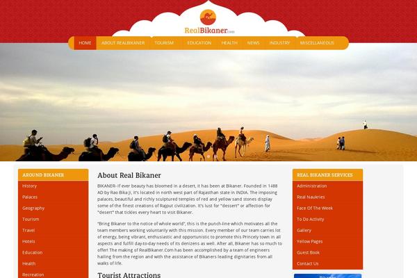 Spacious theme site design template sample