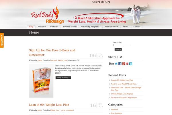PureVISION theme site design template sample