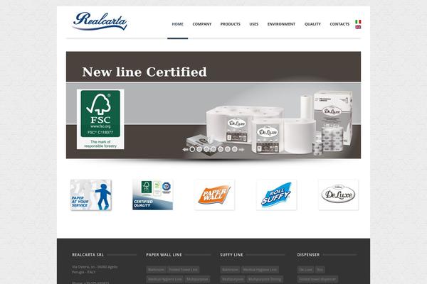 Nomos theme site design template sample
