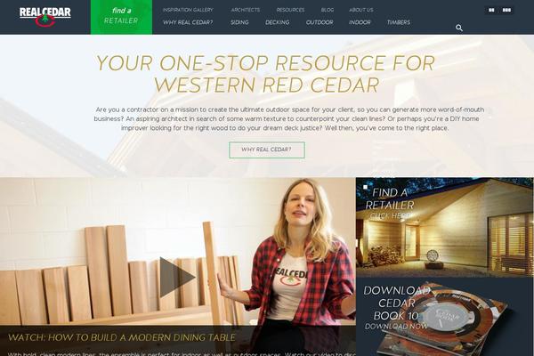 realcedar theme websites examples