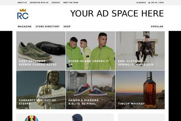 Hickory theme site design template sample