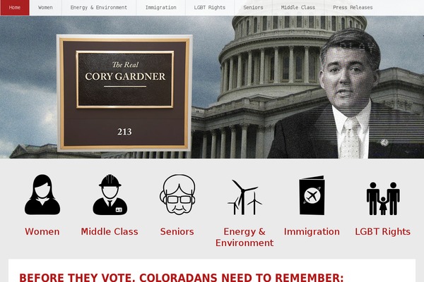 gardner theme websites examples