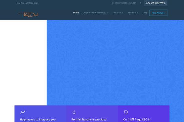 Digitalagency theme site design template sample