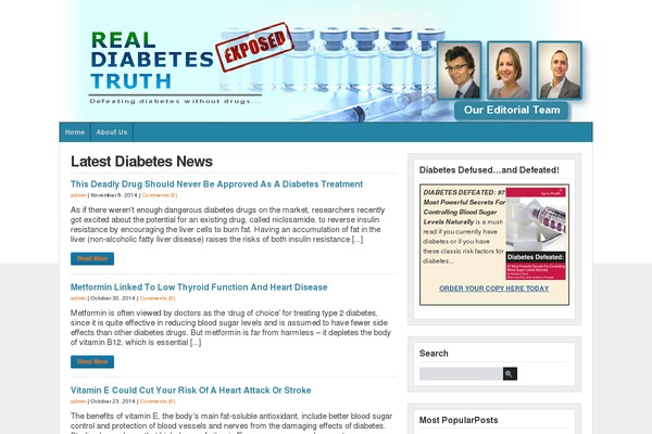 realdiabetestruth.com site used WP-Prosper