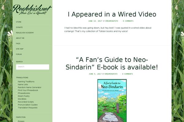 realelvish.net site used Flat-responsive-child