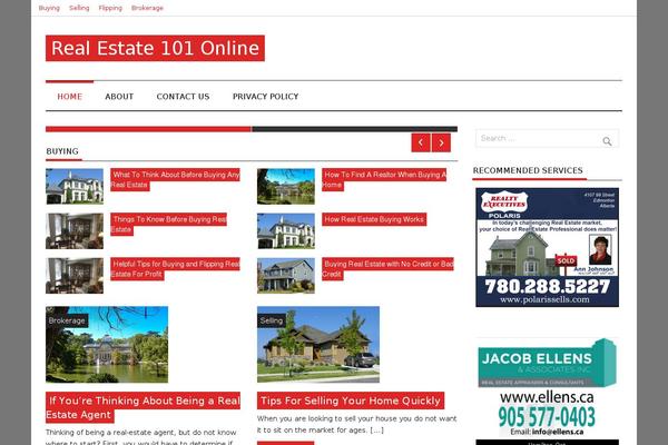 Anderson Lite theme site design template sample