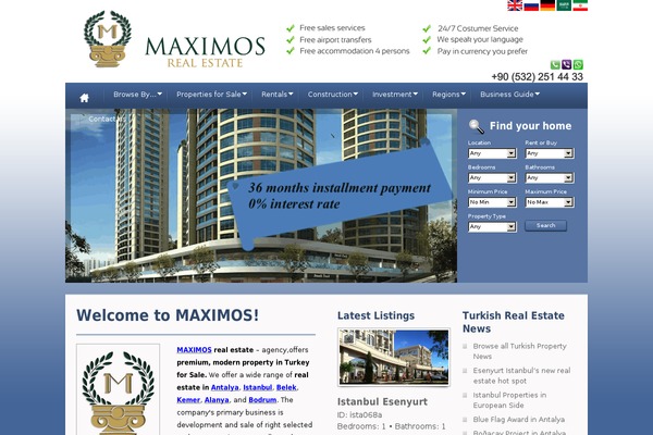 OpenDoor theme site design template sample