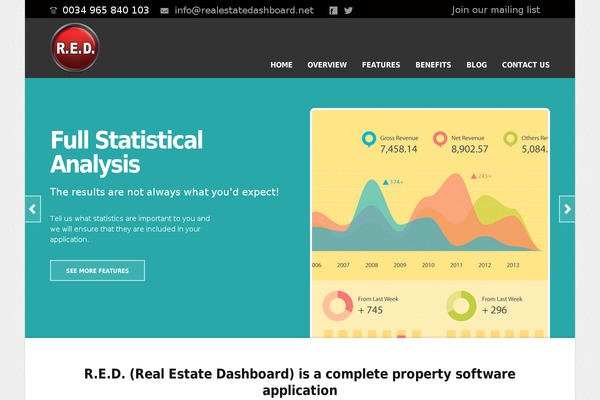 Flatpack theme site design template sample