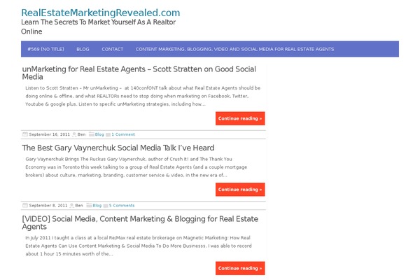Site using FLV Embed plugin