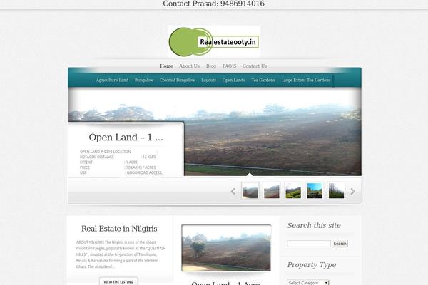 ElegantEstate theme site design template sample