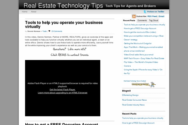 iTech theme site design template sample