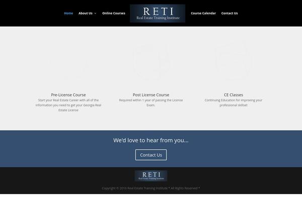 Site using Divi-footer-editor plugin