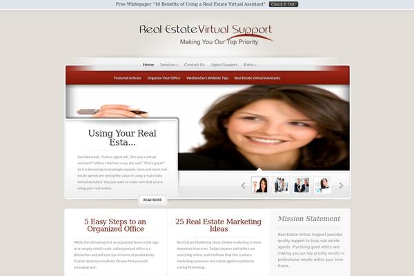 ElegantEstate theme site design template sample