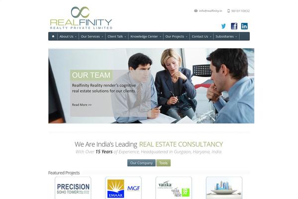 Constructo theme site design template sample