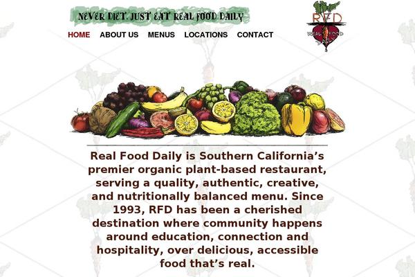 realfood theme websites examples