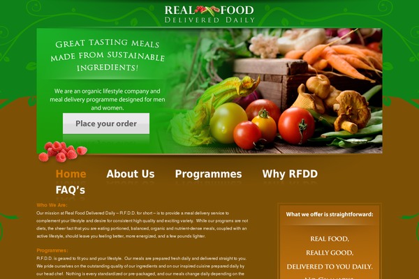 realfooddelivereddaily.com site used Realfood