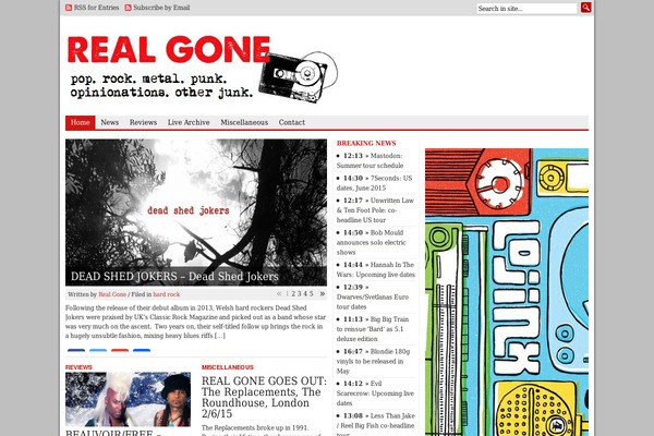 BlogNews theme site design template sample