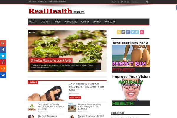 Jarida theme site design template sample