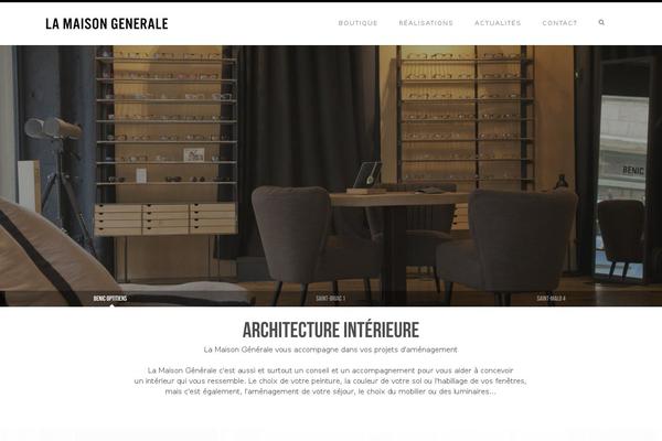 Senna theme site design template sample