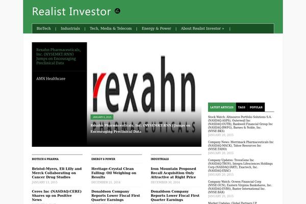 Gazeti theme site design template sample