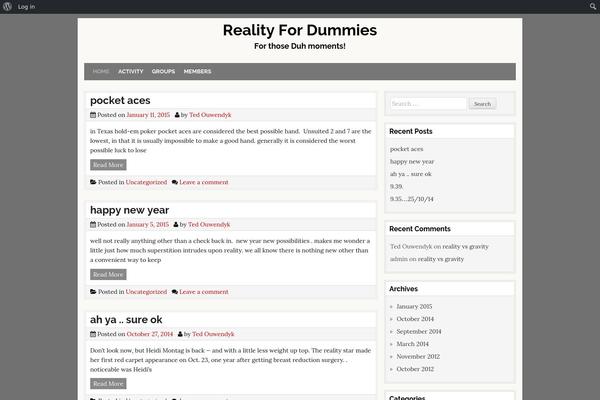 Easel theme site design template sample