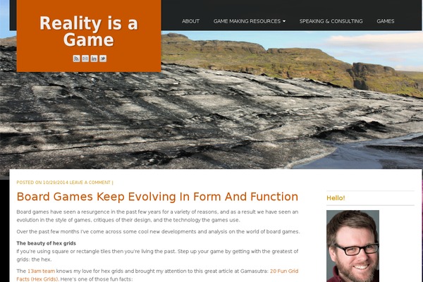 Lovecraft theme site design template sample