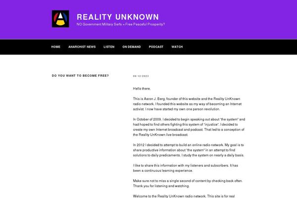 realityunknown.com site used Advanced-twenty-seventeen-child