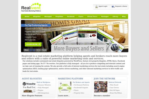 realivent theme websites examples