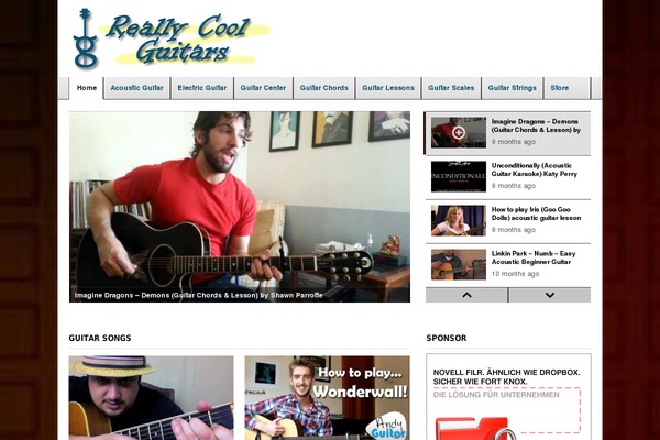deTube theme site design template sample