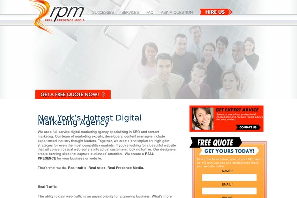 Site using Easy Contact Forms plugin