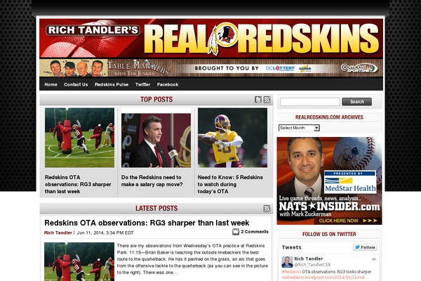 realredskins.com site used Rsn