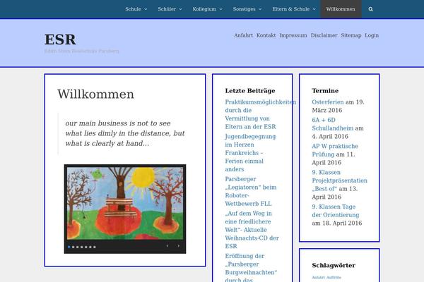 Site using Links With Icons Widget plugin