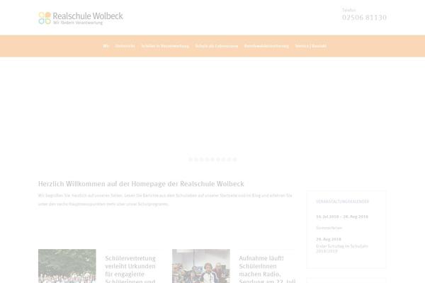 University-child theme site design template sample