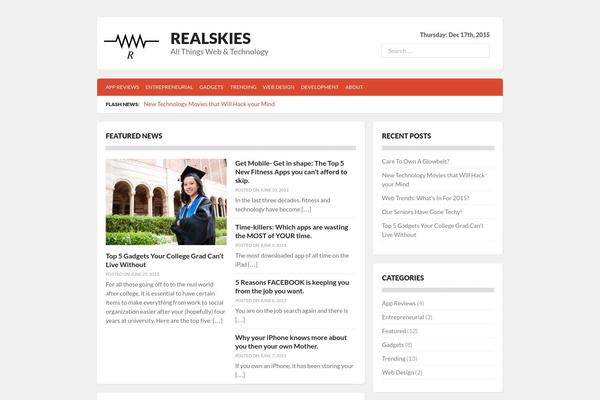Newspress theme site design template sample