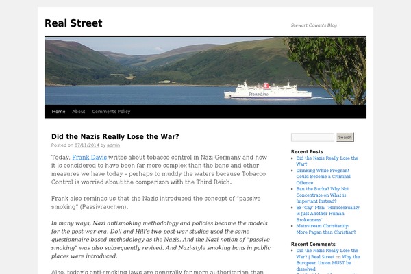 Twenty Ten theme site design template sample